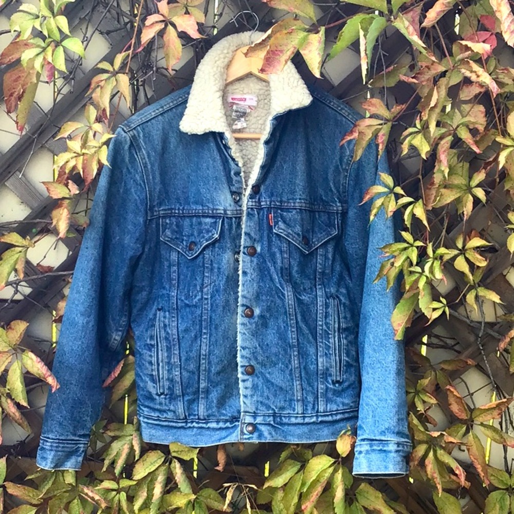 Vintage Levi’s Orange Tab Sherpa Lined Jean Jacket